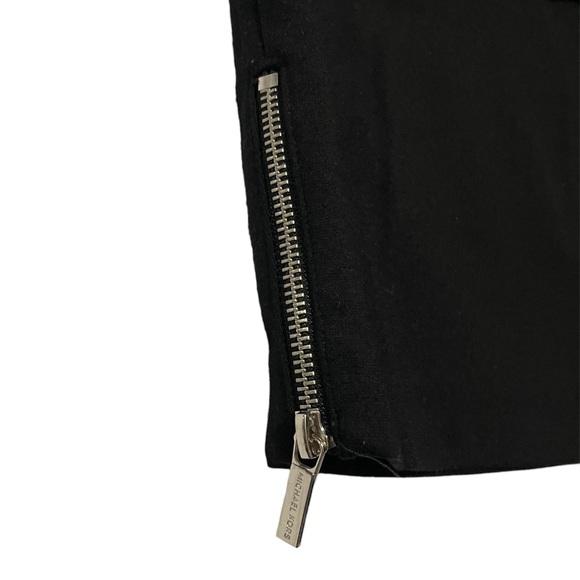 Michael Kors - Mini Zipper Skirt - Size 10 Black - Picture 4 of 4